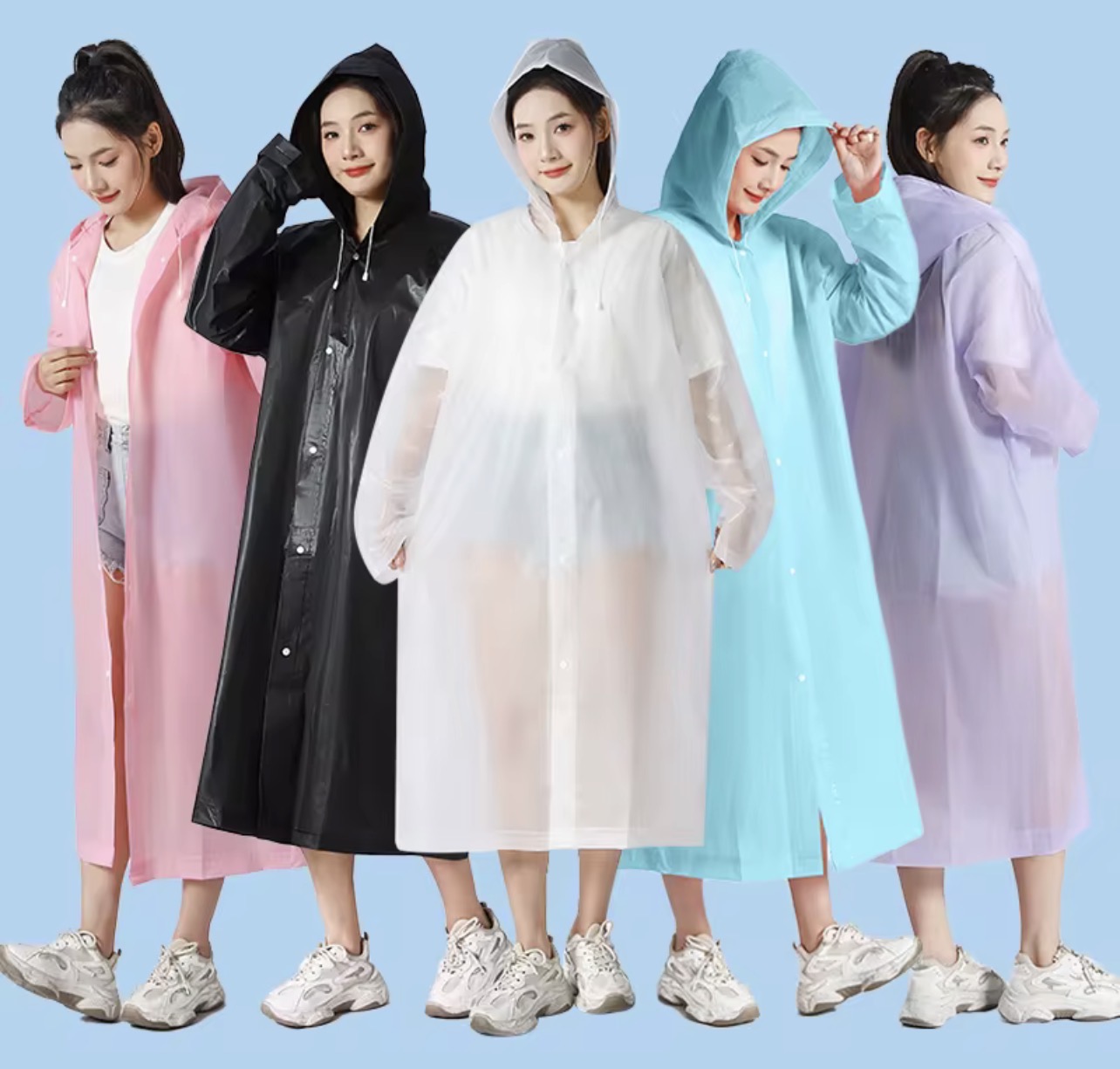 Cape de Pluie Imperméable Réutilisable